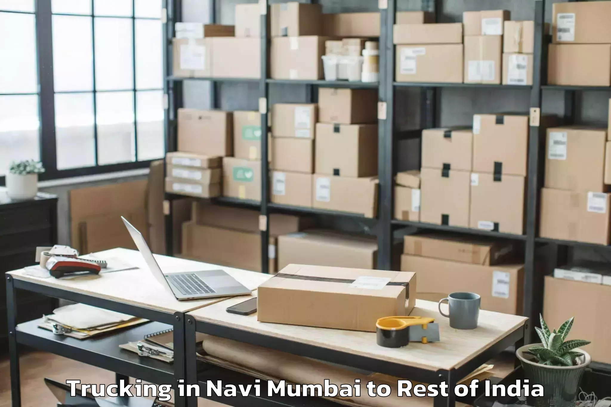 Professional Navi Mumbai to Kreeri Trucking